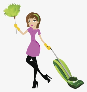 Huggins Cleaning Service Llc Graphic Royalty Free Library - House Cleaning Lady Clip Art