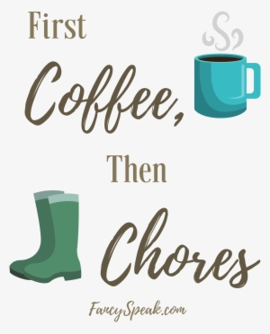 First Coffee, Then Chores - Aber Erstes Kaffee-kissen Kissen