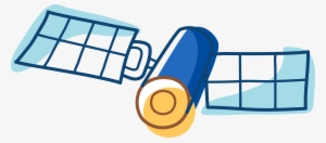 Satellite Outer Space Drawing - Drawing