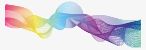 Colorful Waves Png Download - Mesh