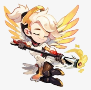 #mercy #mercy Overwatch #overwatch #heal #мерка #овервотч - Onemegawatt Art