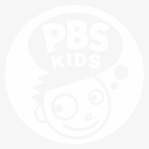 Pbskids White - Red Pbs Kids Logo