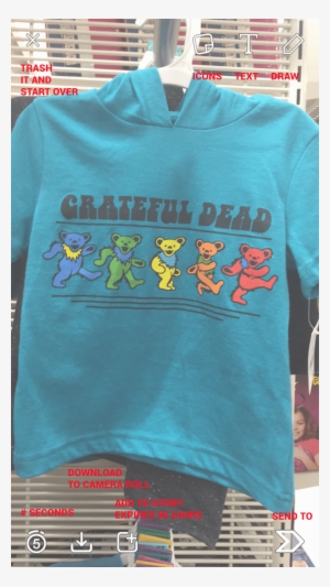 How To Snapchat - Licenses Products Grateful Dead Dancing Bears Sticker