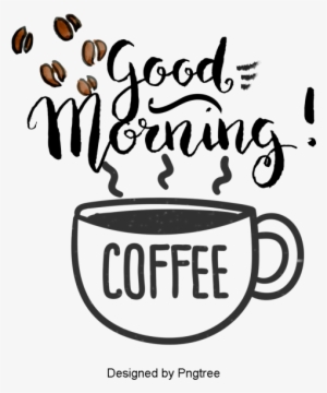 Cartoon Hand-painted Coffee Drink, Coffee, Drinks, - Coffee