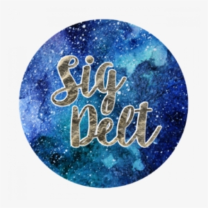 Sigma Delta Tau Pop Socket - Calligraphy