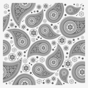 Paisley Fabric - Paisley In Smoke Custom Fabric Er