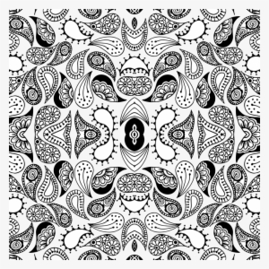 Dunkles Lila Paisley Tischset