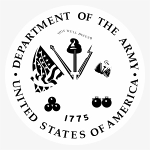 Us Department Of The Army Logo Black And White - United States Army