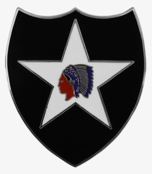 Carved Plaque Of The Insignia Of The 2nd Infantry Division - 2nd Infantry Division Patch