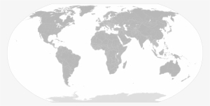 Blank Map World Secondary Political Divisions - Newfoundland On The World Map