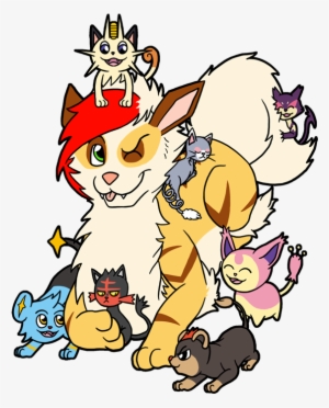 Arcanine The Kitten Carer - Cartoon