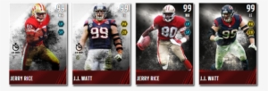 Jerry Rice And J - Jj Watt Madden 18 Card