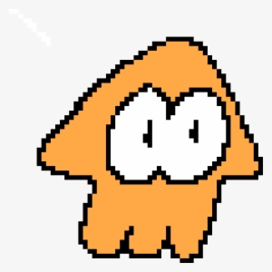 Splatoon Squid - Pixel Splatoon Squid