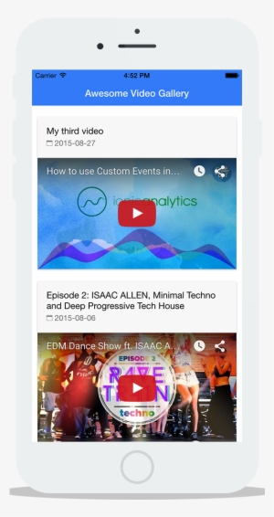 Ravetrain - Ionic Youtube Player