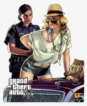 Gta 5 Police Png - Grand Theft Auto Mujeres