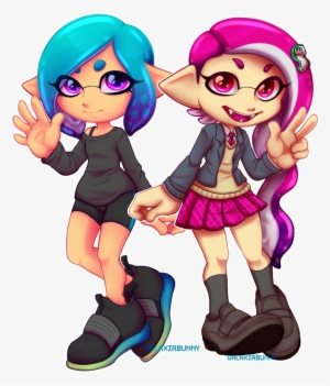 Galaxiabunny Ghlhxiabu Eyewear Vertebrate Cartoon Fictional - Splatoon