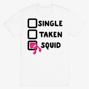 Single Taken Squid Parody Mens T-shirt - Elon Musk Smoking Weed Shirt