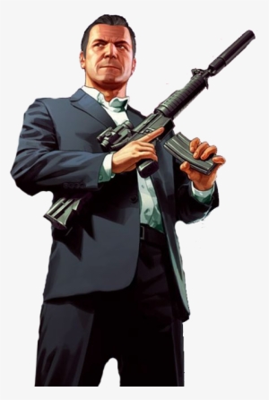 Gta5 Micheal-png - Gta V Michael Png