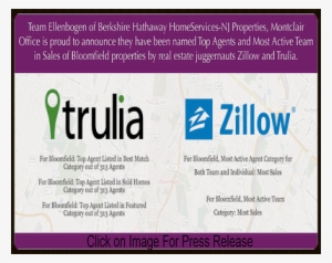 Proud To Announce They Have Been Named Top Agents And - Trulia