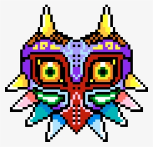 Author Comments - Majoras Mask Minecraft Pixel Art