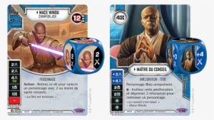Avec Trois Faces De Son Dé Montrant Des Dégâts De Mêlée, - Star Wars Destiny: Empire At War Booster Pack