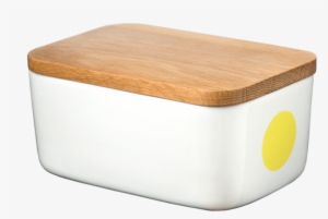 Yellow Butter Box, Dot, Yellow - Butterdose Mint