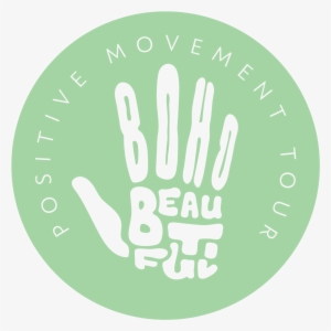 Boho Beautiful Tour Logo Green - Hand