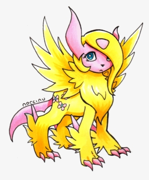 Norcinu, Crossover, Fluttershy, Mega Absol, Mega Evolution, - Cartoon