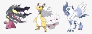 1376277632 Mega Mawile Mega Ampharos Mega Absol Png - Pokemon Ampharos Mega