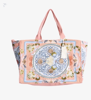 Boho Beach Bag Coral - Boho Bags Online