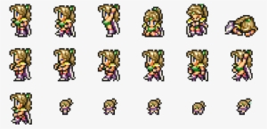Ffrk Rosa Sprites - Final Fantasy 6 Celes Sprite
