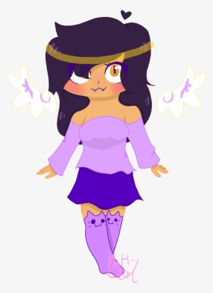 I Drew Jessica In Her Angelville Outfit And Kawaii~chan - Cartoon