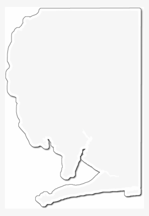 A Map Of Santa Rosa With An Outer Shadow Around The - Portable Network Graphics