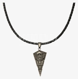 Star Wars Necklace Star Destroyer Pendant With Leather