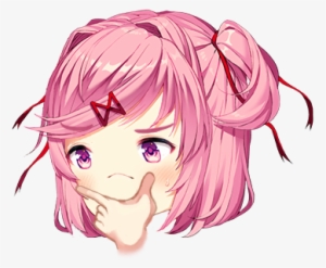 152kib, 367x327, Natsuki Thinks - Doki Doki Literature Club Natsuki Ending