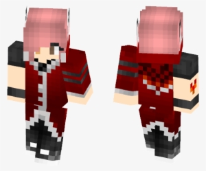 Natsuki In A Karou Coat - Minecraft