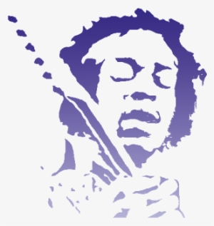 Jimi Hendrix Vector - Jimi Hendrix Silhouette