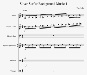Silver Surfer Background Music 1 Sheet Music Composed - Tim Follin