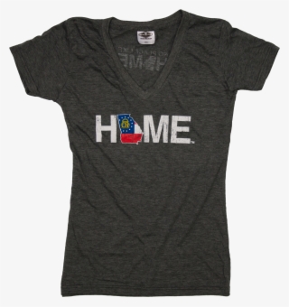 Our Original And Signature Colorado Flag Home Tee Lets - Neckline