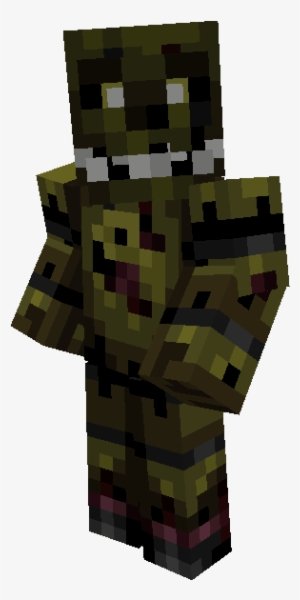 Springtrap V2 - - Minecraft Springtrap Png