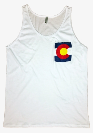 Colorado Flag Pocket Tank Top - Active Tank