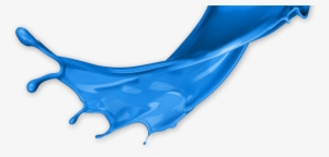 Manchas De Pintura Azul Png