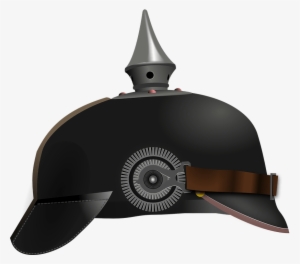 German Helmet Side View - German Helmet Ww1 Clipart