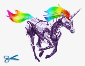 Mael, Space Fantasy, Pegasus, Cyberpunk, Robot, Vocaloid, - Robot Unicorn Attack Png