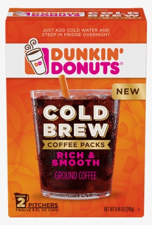 Cold Brew Coffee Packs - Dunkin Donuts Cold Brew Packs