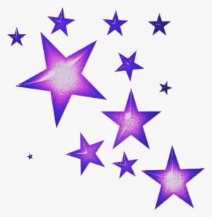 Fios De Luz De Estrela - Purple Stars Clip Art
