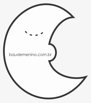 Moldes Nuvem Gota Estrela Lua - Lua Em Feltro Molde