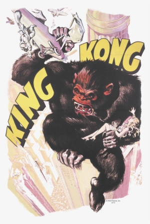 King Kong Plane Grab Toddler T-shirt - Black And White Movie Posters In Hd