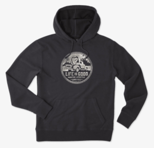 Men's Guitar Truck Lifestyle Hooded Sweatshirt - Sudaderas Grizzly