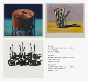 Currently On View At The Morgan Library & Museum, “wayne - Wayne Thiebaud Cakes